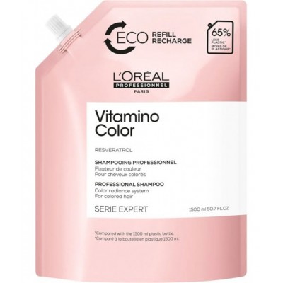 L'Oreal Professionnel Vitamino Color Resveratrol Shampoo 1500ml (Refill) L'Oreal Professionnel Vitamino Color Resveratrol Shampoo 1500ml (Refill)